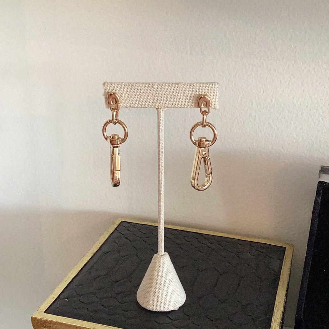 Gold Clasp Earring